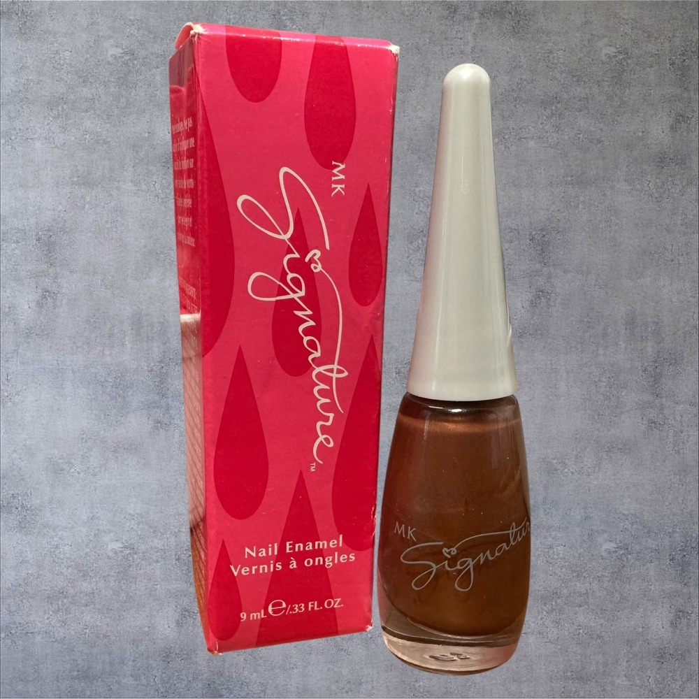 Mary Kay MK Signature Nail Enamel Chocolate Kiss 305800 9mL .33oz New Box‎ Brown